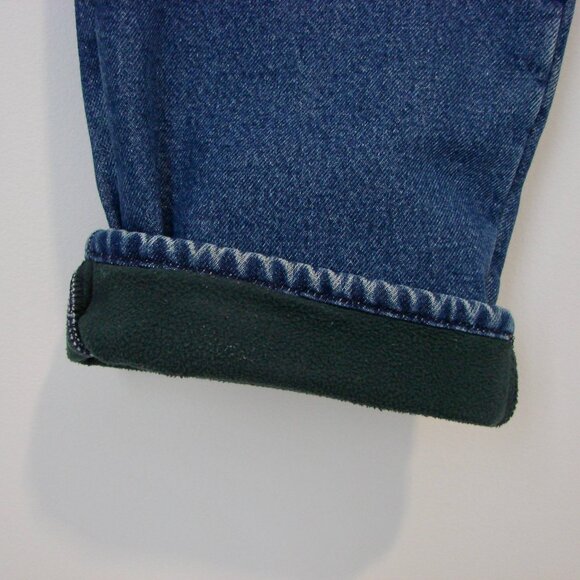 LL Bean Classic Fit Jeans Fleece Lined Work Wear Size 40 x 32 - Picture 16 of 16